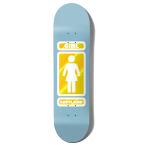 Girl Skateboards Deck WE OG Scotland Blue Gold Foil White 8.125" - Picture 1 of 1