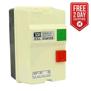 Interruptor magnético 18839 3 fases, 50 Hz @ 240 V y 60 Hz @ 220 V, 10 hp, 22-34 amperios - Imagen 1 de 4
