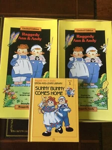 Applause, Raggedy Ann & Andy Storybook Dolls, New in Box & 1st ed Book, 1988 - Picture 1 of 11