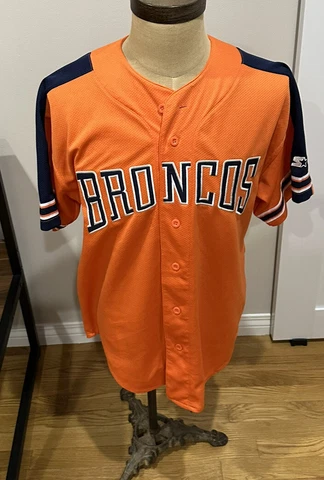 Vintage 90s Starter Denver Broncos NFL Football Baseball Jersey Men/Adult M Cover