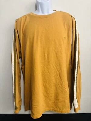 Camiseta de Colección Timberland Manga Larga Para Hombre XL Rayas Marrón Foto 1 de 4