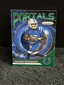 Anthony Richardson 2023 Portali Panini Verde Prizm RC #PO-5 Rookie - Foto 1 di 2