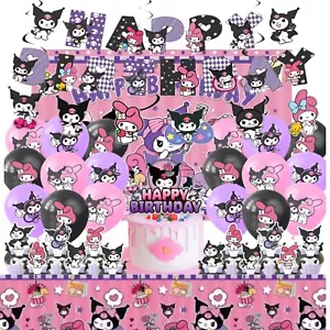 Kuromi Birthday Party Decoration Kit - Picture 1 of 8