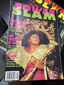 WWE Power Slam Magazin # 1 OWEN HART WWF Wrestling Magazin Poster ERSTAUSGABE - Bild 1 von 4