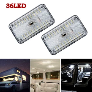 X2 LED Bus Van coche Iluminación interior Luz de cúpula Lámpara de techo Lámpara interior - Imagen 1 de 12