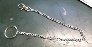Kette für Geldbörse Gürtel Security Chain Wallets Messerkette mit Karabiner - Bild 1 von 2