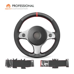 Funda de volante de gamuza de fibra de carbono MEWANT DIY PU para Alfa Romeo 159 Brera Spider - Imagen 1 de 6