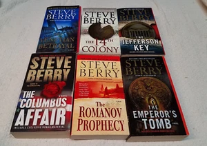 Lot of 6 suspense, thriller books by STEVE BERRY SERIES: COTTON MALONE - Imagen 1 de 10