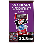 Hershey Assorted Dark Chocolate Flavored Snack Size, Candy Party Pack, 32.89 Oz