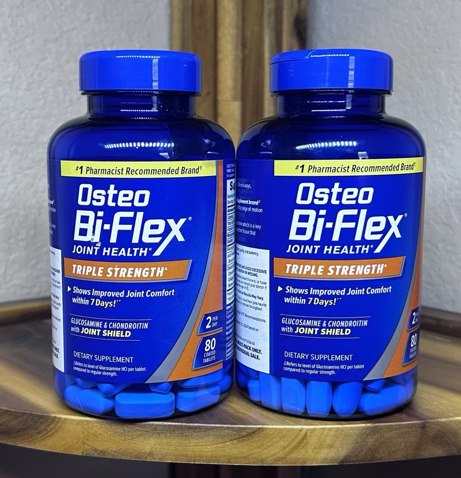 2X Osteo Bi-Flex Salud Articular Triple Fuerza + Cúrcuma 80x2 = 160ct-Exp 05/2027 Foto 1 de 1