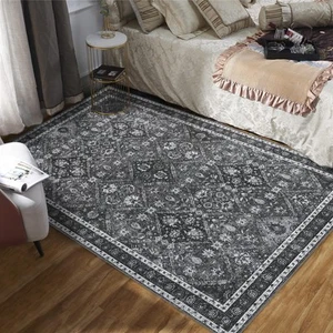 Area Rug 5x7 - Washable Moroccan Trellis for Living Room, Bedroom, Indoor - S... - Picture 1 of 7