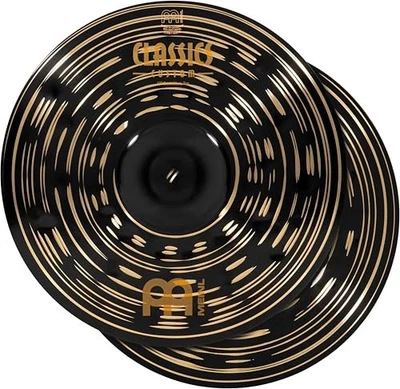 Meinl Cymbals Classics Custom Dark 13 Hihat Cymbals for Drum Set  Pair — Made in - Image 1 of 4