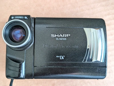 Working Great Sharp VL-NZ105U Digital Viewcam MiniDV Camcorder Only Vintage - Image 1 of 4