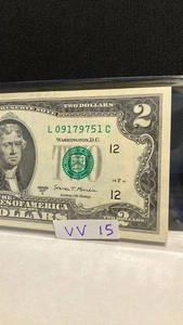 Sequential Set of 50 Two Dollar Notes! Crisp Two Dollar Bills 2017A FW/Christmas - Picture 1 of 8