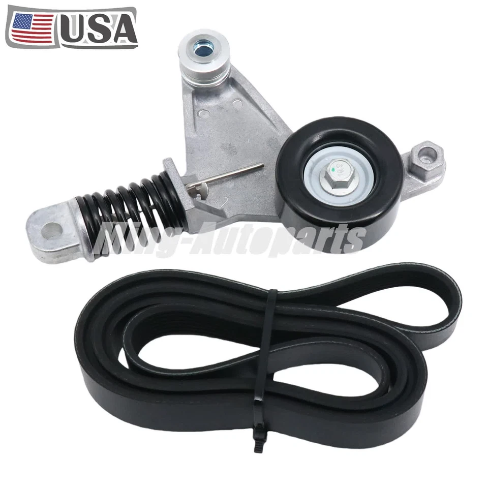 Se adapta a Toyota RAV4 Camry Pontiac Scion 2.4L Accesorio Tensor de correa de transmisión y correa Foto 1 de 4