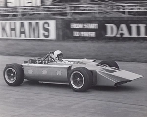 COCHE COSWORTH 4x4 F1 Mike Costin 1969 prueba Silverstone foto original Goddard - Imagen 1 de 2