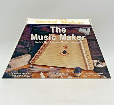 Vintage The Music Maker Nepenenoyka Lap Harp Zither Instrument New OB No songs - Image 1 of 4