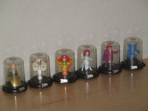 Marvel X Men Domex Lote de 6 Mini Figuras Selladas en Contenedores de Plástico Buen Estado - Imagen 1 de 2