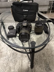 Canon EOS Rebel T5 18.0MP Camera EFS 18-55mm 1:3.5-5.6 IS & & Ef 28-135mm Lens - Picture 1 of 20