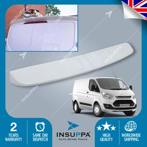 Spoiler tetto doppio fienile posteriore bianco Frozen per Ford Transit Custom (2012 in poi) - Foto 1 di 11