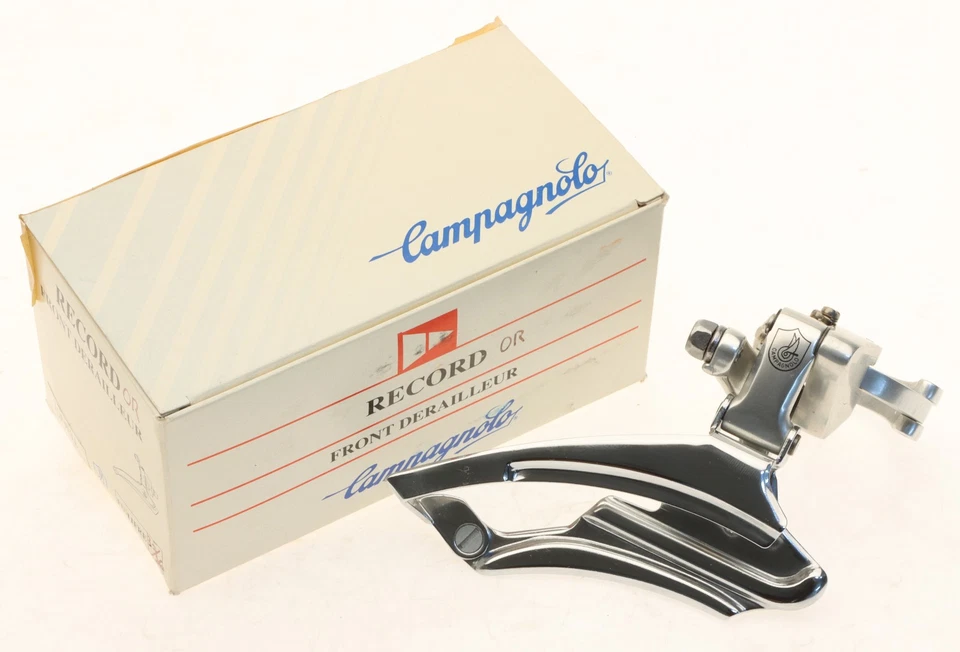 Campagnolo Record OR '94 Front Derailleur 8 Speed T Pull Triple Clamp-on NOS NEW - Image 1 of 4