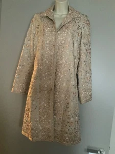 Biya pale pink embroidered silk coat size S - Picture 1 of 9