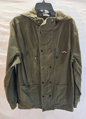 Chaqueta con Capucha The Hundreds Para Hombre Talla Grande Verde Militar Campo  Foto 1 de 4