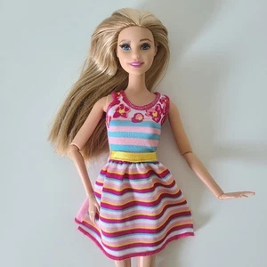 Barbie Style Flats To Heels Doll 2014 Articulated Rooted Lashed - Picture 1 of 10