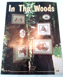 Vintage 1985 Honey Creek In The Woods Cross Stitch Animal Patterns Book - Picture 1 of 12