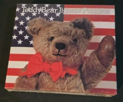 Vintage Brown Teddy Bear Mini Jigsaw Puzzle 100 Pieces 1982 Bialosky & Friends - Image 1 of 4