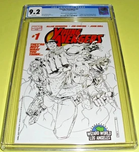 Young Avengers #1 Sketch  Variant Wizard World Los Angeles 2005 CGC 9.2  Marvel - Picture 1 of 4