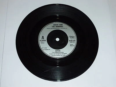 DEREK & THE DOMINOS - Layla - 1982 UK injection moulded 7" vinyl single - Image 1 of 4
