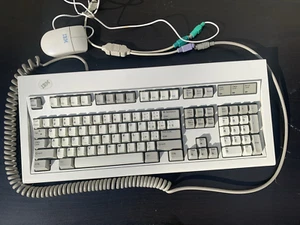 Tested Vintage Clicky Model M 1393464 Sabre Version IBM Keyboard 1989 w/Mouse - Picture 1 of 9