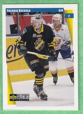 1997-98 Upper Deck Collector's Choice Swedish #14 Fredrik Krekula A.I.K. PRC