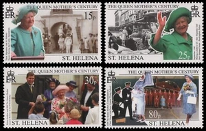 Santa Elena 1999 - Mi-Nr. 760-763 ** - MNH - 99 Cumpleaños Reina Mamá - Imagen 1 de 1