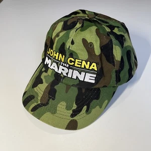 Rare 2006 John Cena The Marine Camouflage Adjustable Hat Cap WWE Licensed - Picture 1 of 5