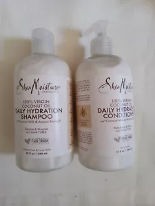 Shea Moisture Coconut & Acacia Daily Hydration Shampoo & Conditioner 13 floz ea! - Picture 1 of 9