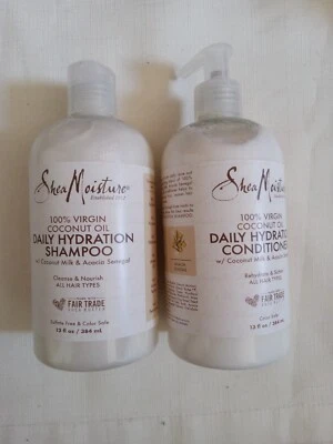 Shea Moisture Coconut & Acacia Daily Hydration Shampoo & Conditioner 13 floz ea! - Image 1 of 4