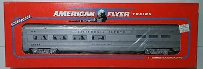 NIB American Flyer 6-48932 California Zephyr Silver Platter Dining Car New - Image 1 of 4