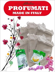 SACCHETTI FOLLETTO VK135 136 PROFUMATI FILTRO HEPA E GRIGLIA PER VORWERK - Imagen 1 de 6