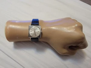 Rare Vintage Longines Stainless Steel Rectangular Swiss Made Sub Manual Wind... - Picture 1 of 6