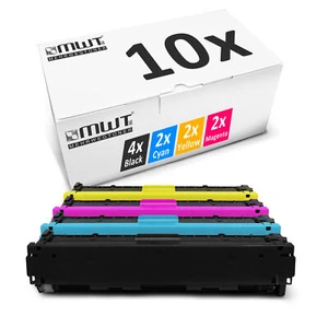10x Cartouche Remplace Canon CRG054H C Canon I-Sensys LBP-621Cw LBP-623Cdw - Photo 1/4