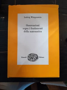 1971 Wittgenstein OSSERVAZIONI SOPRA I DONDAMENTI DELLA MATEMATICA 1a edizione - Foto 1 di 3
