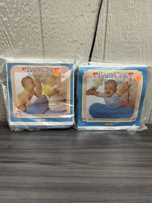 Vintage MATCHBOX Babycise Bolster Pillow & Triangle Play Block. New Educational - Image 1 of 4