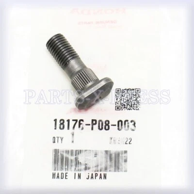 GENUINO FABRICANTE DE EQUIPOS ORIGINALES HONDA CR-V ACUERDO ACURA ILX TUBO DE ESCAPE CONVERTIDOR PERNO 18176P08003 Foto 1 de 4