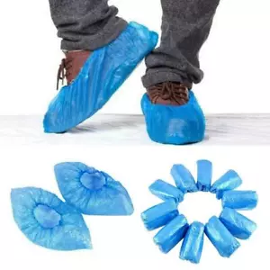 10 Couvre-Chaussures Bleu Couverture Chaussures Pour Visiteurs Maison Piscine - Bild 1 von 3