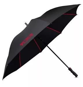 Tumi Black & Red Logo Umbrella large golf NEW - Picture 1 of 7