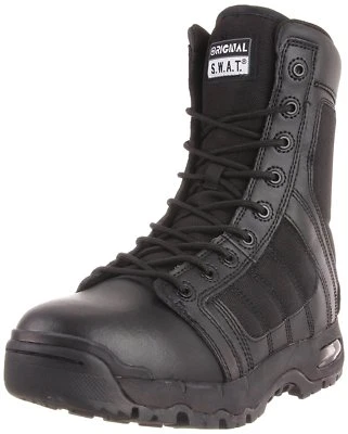 Original S.W.A.T. 123201 Men's Metro Air 9 Inch SideZip Tactical Boot Black Used - Image 1 of 4