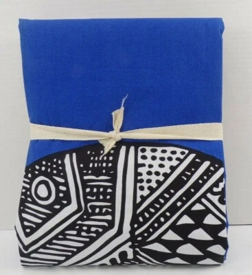 Funda nórdica Pottery Barn Teen Zio Ziegler Tiger doble azul real LEER #6776H Foto 1 de 4