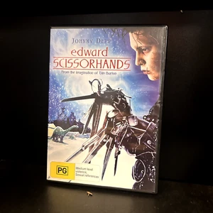 Edward Scissorhands DVD 1990 Tim Burton Cult Classic GC Pre-owned R4 - Picture 1 of 3
